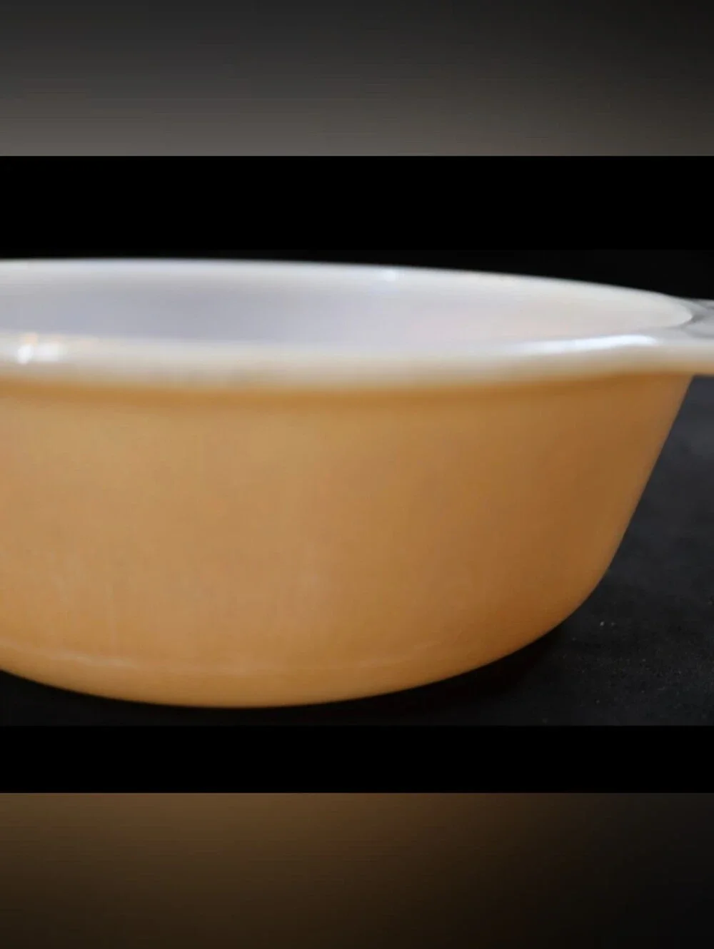 Vintage Fire King # 467 Peach Luster 1 ½“ Qt Round Baking Dish No Lid